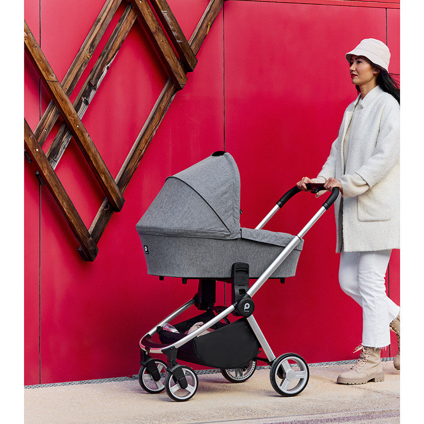 Poussette trio Tessa gris chiné 