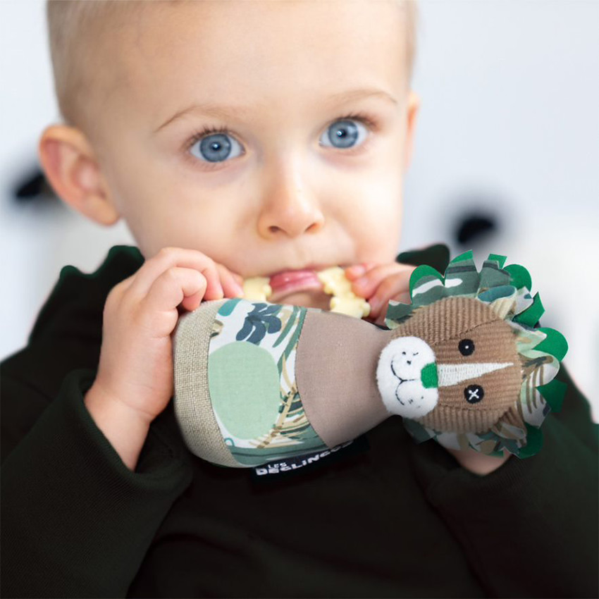 Hochet musical maracas Jélékros le Lion 