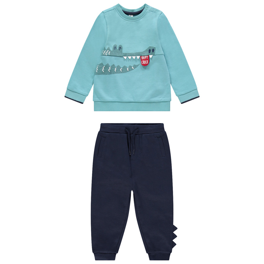 Jogging bicolore motif crocodile  