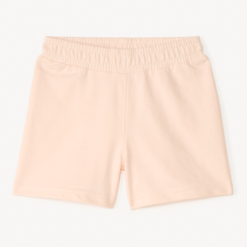 Short en molleton uni pour fille 