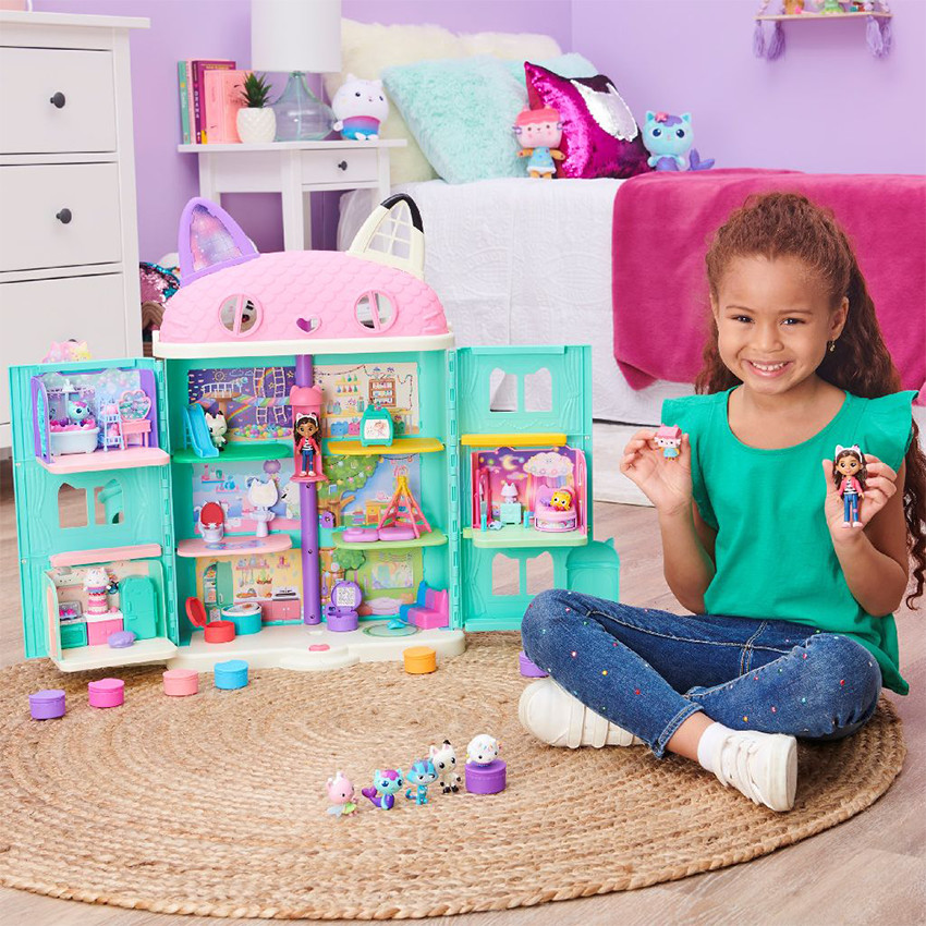 Coffret de 7 figurines Deluwe Gabby et la Maison Magique 