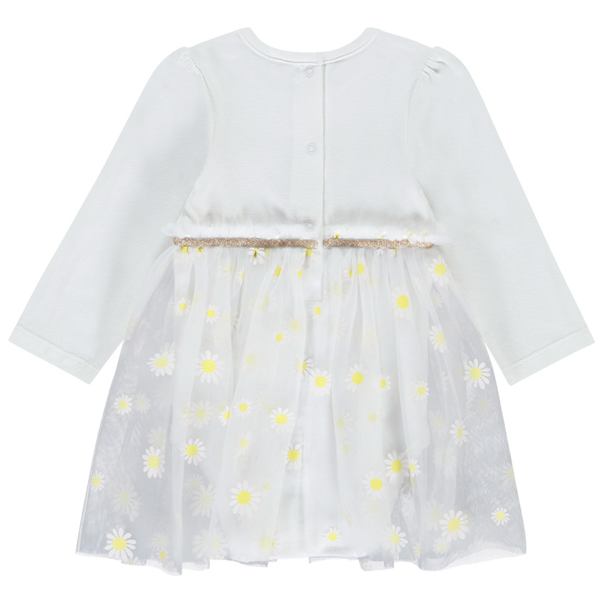 Robe body bi-matière effet 2 en 1 Minnie Disney pour bébé fille 