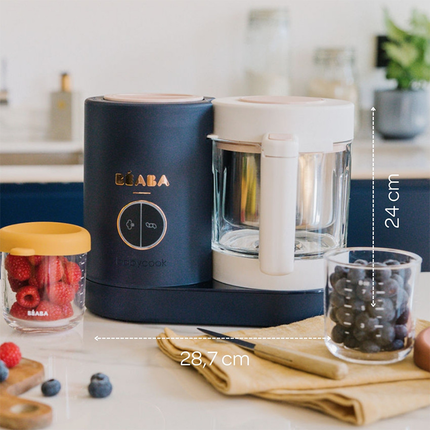 Babycook Néo robot cuiseur bébé 6 en 1 made in France bleu nuit - Bleu marine (Beaba) - Image 6