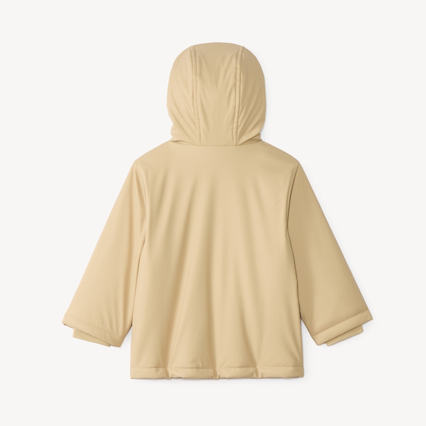Parka gomme bébé garçon doublée micropolaire à capuche à oreilles 