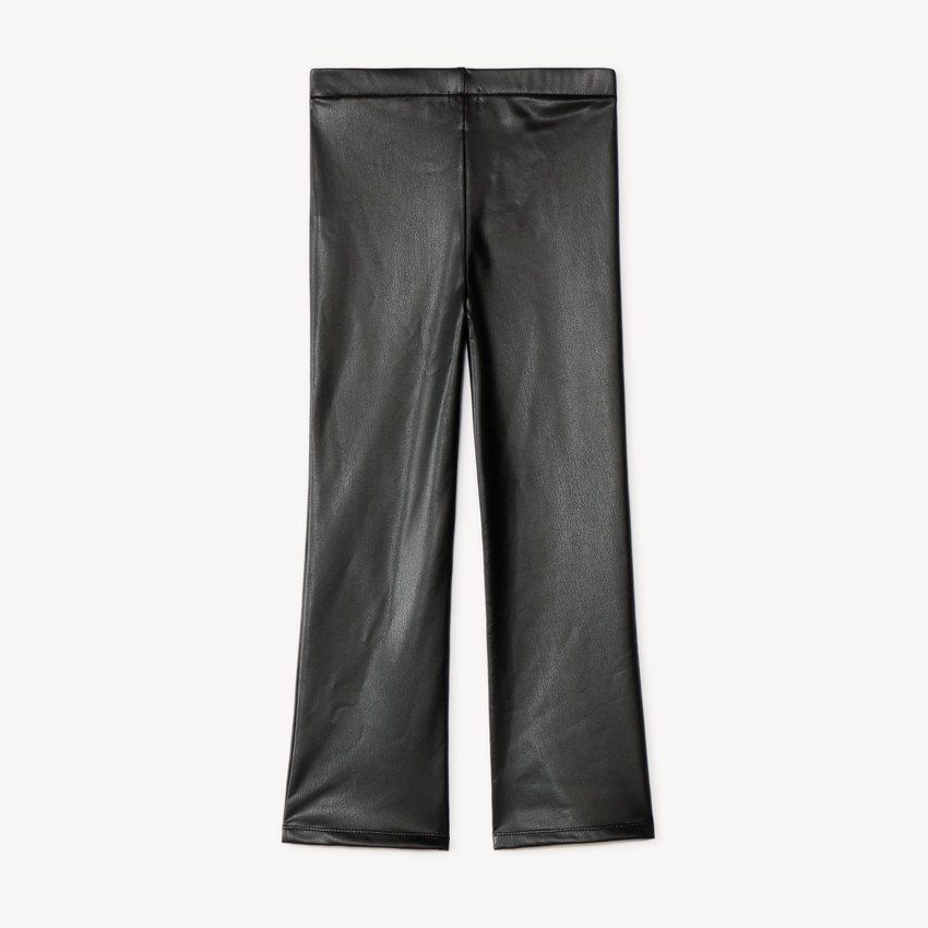 Legging trompette en simili cuir fille 