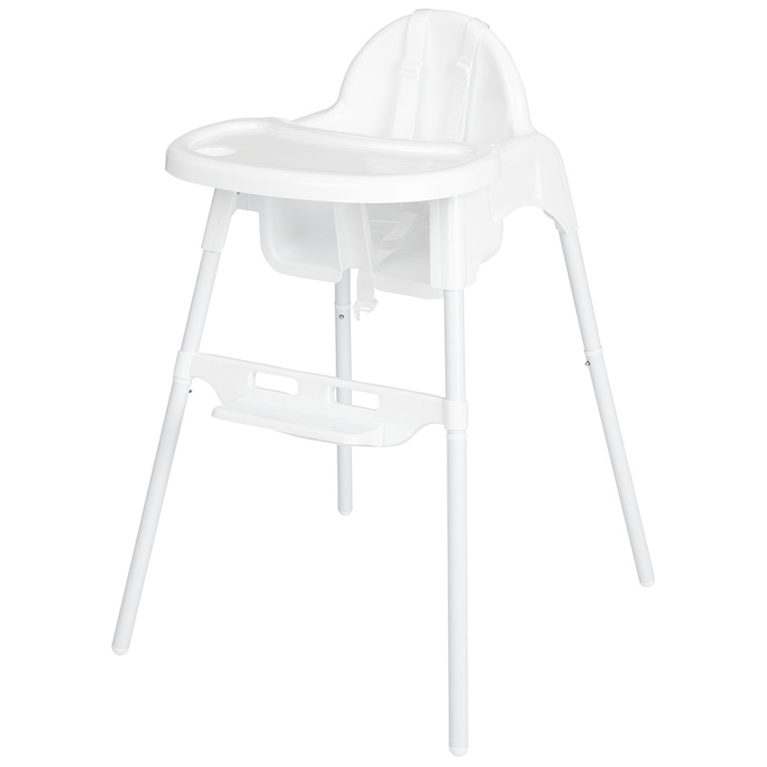 Chaise haute 2 en 1 Capucine - Blanc - Blanc (Babycare) - Image 5