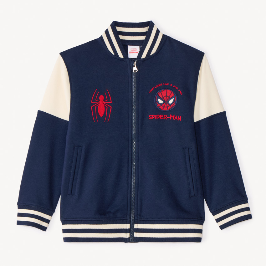 Veste teddy oversize Spider-Man Marvel pour garçon