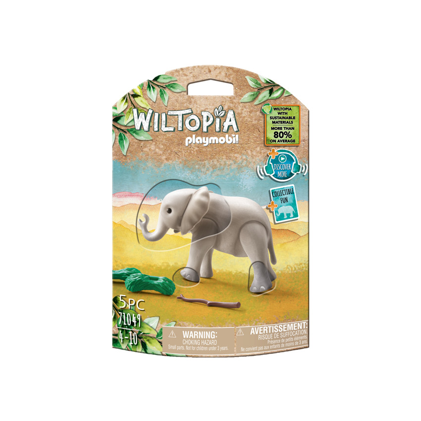 Figurine éléphanteau - Wiltopia Main Figurine éléphanteau - Wiltopia