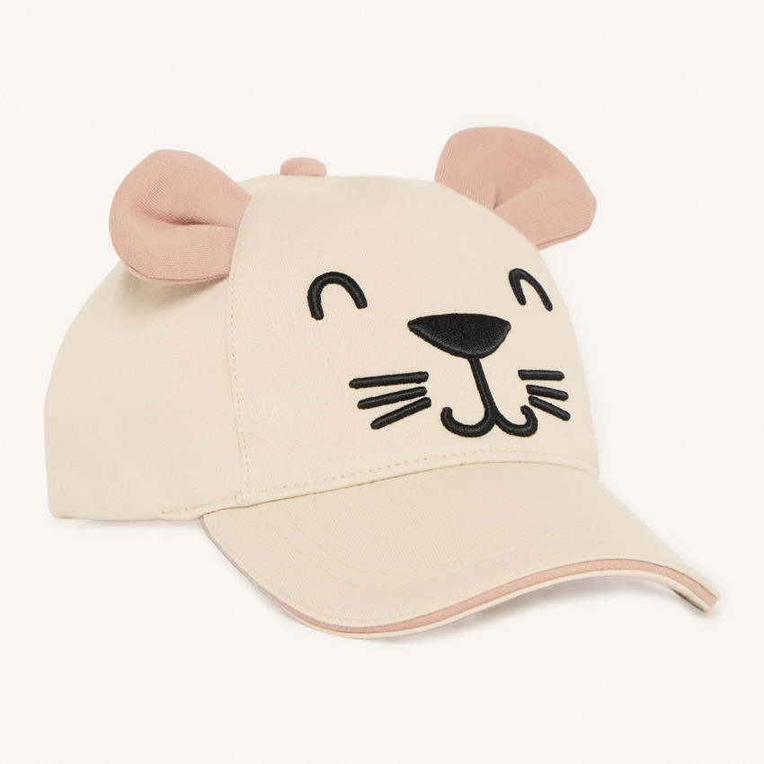 Casquette en maille lion avec oreilles 3D pour bébé garçon