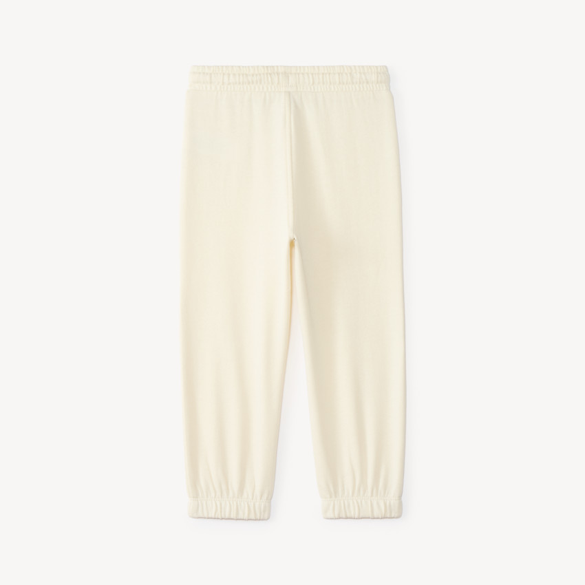 Pantalon de jogging uni en molleton pour bébé fille 