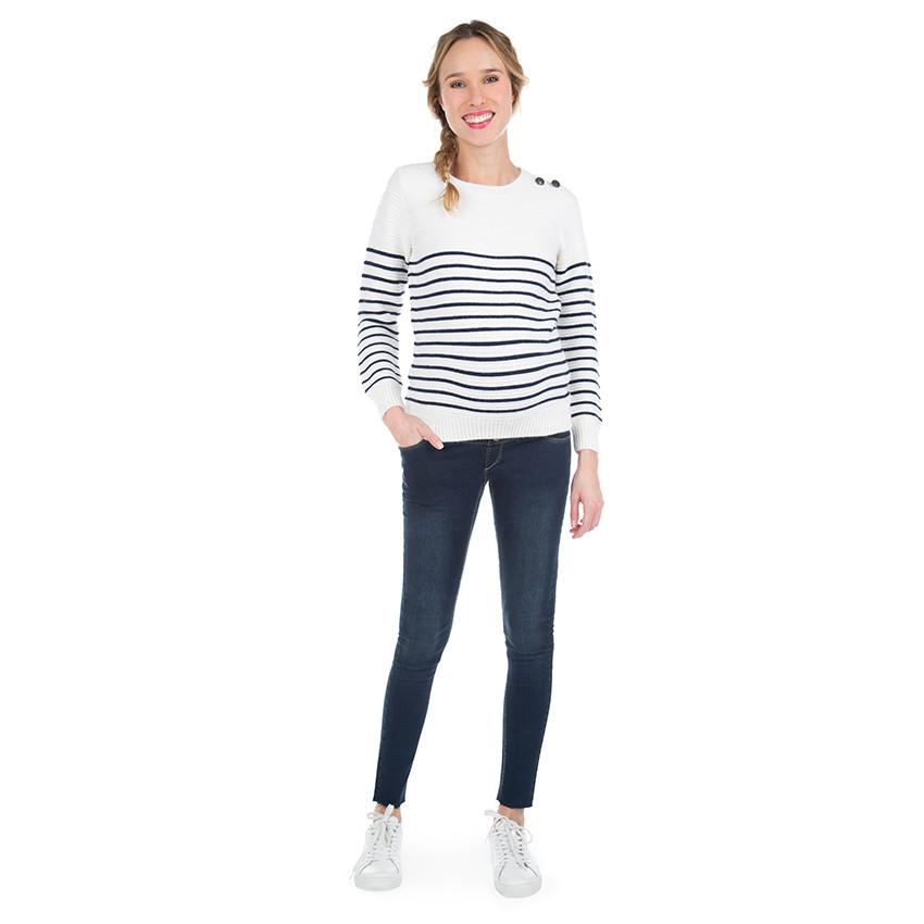 Marinière de grossesse en tricot 