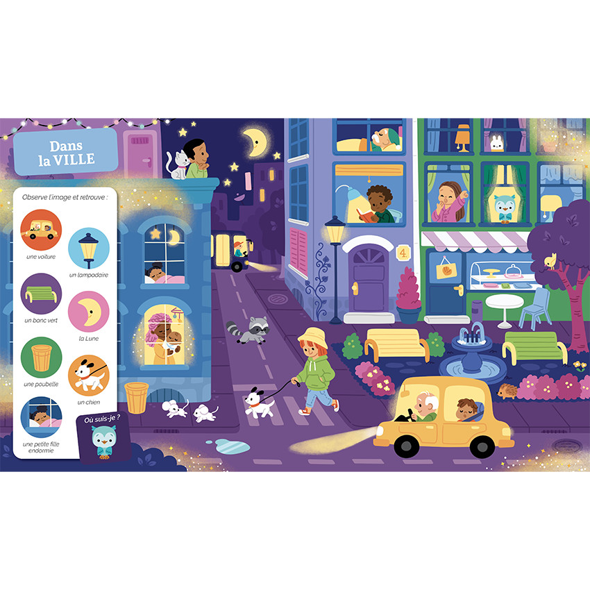 Livre cherche et trouve "Au dodo" 3ans+ 