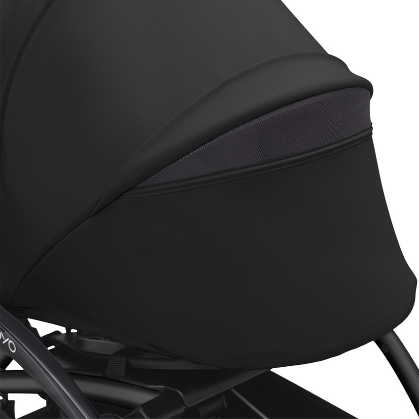 Poussette Stokke® YOYO³ de la naissance à 3 ans - cadre noir/noir 