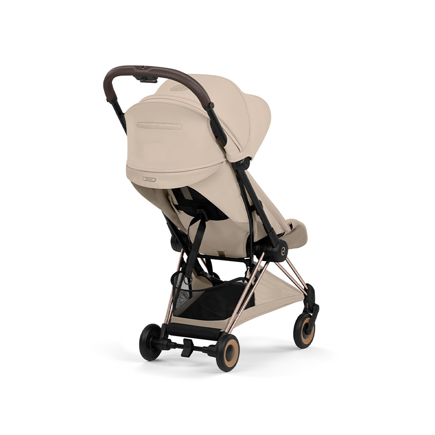 Poussette Coya Style châssis Rose Gold - Cozy Beige 