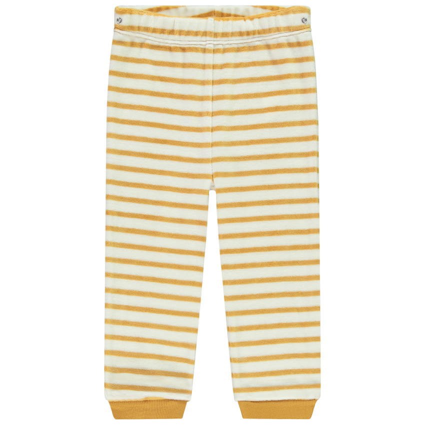 Pyjama 2 pièces en velours lion ludique pour bébé garçon avec finitions différentes selon l'âge 