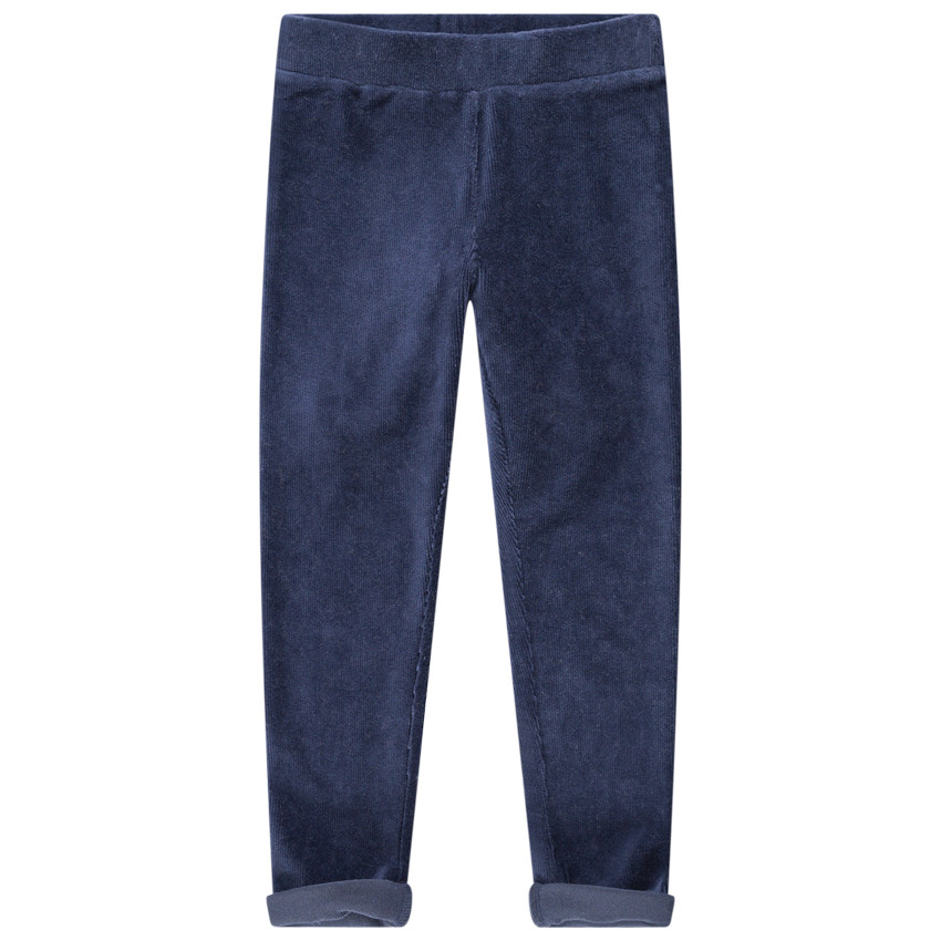 Legging en velours uni 