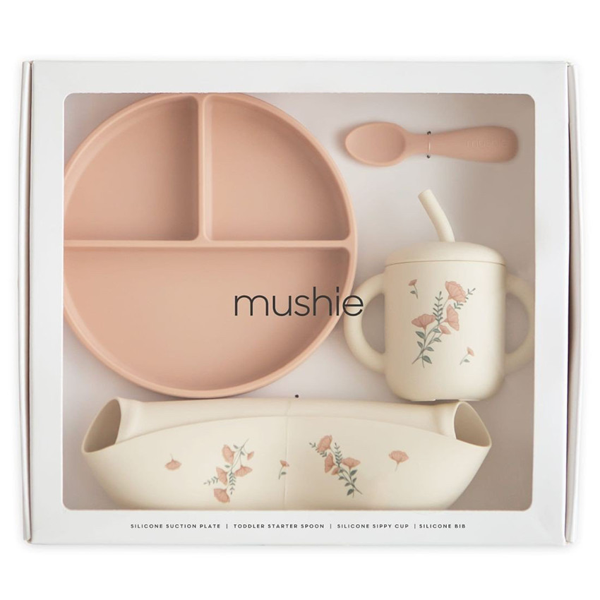 Coffret repas en silicone Pink Flowers 