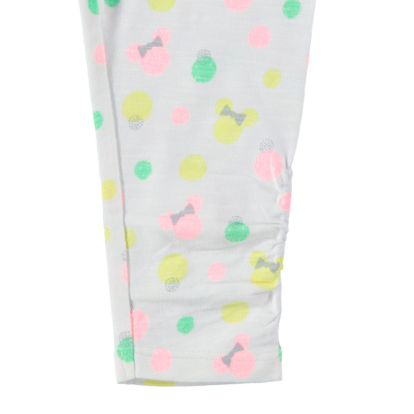 Ensemble avec tunique à bretelles, boléro et legging imprimé Minnie Disney 
