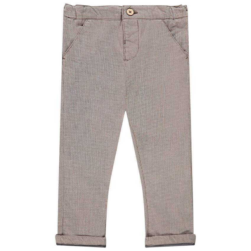 Pantalon à petits carreaux pour bébé garçon 