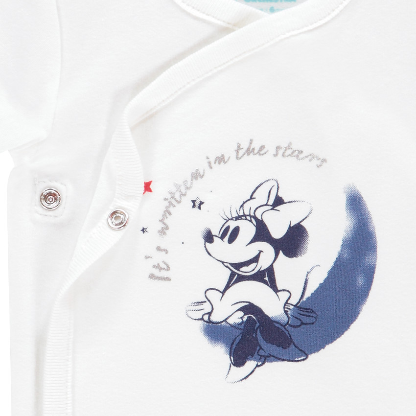 Lot de 3 bodies manches courtes print Minnie Disney 