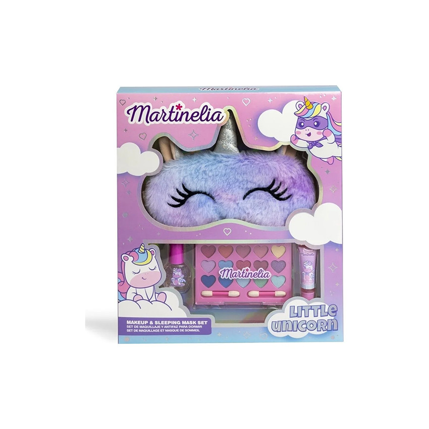 Coffret de maquillage et masque de nuit petite licorne  