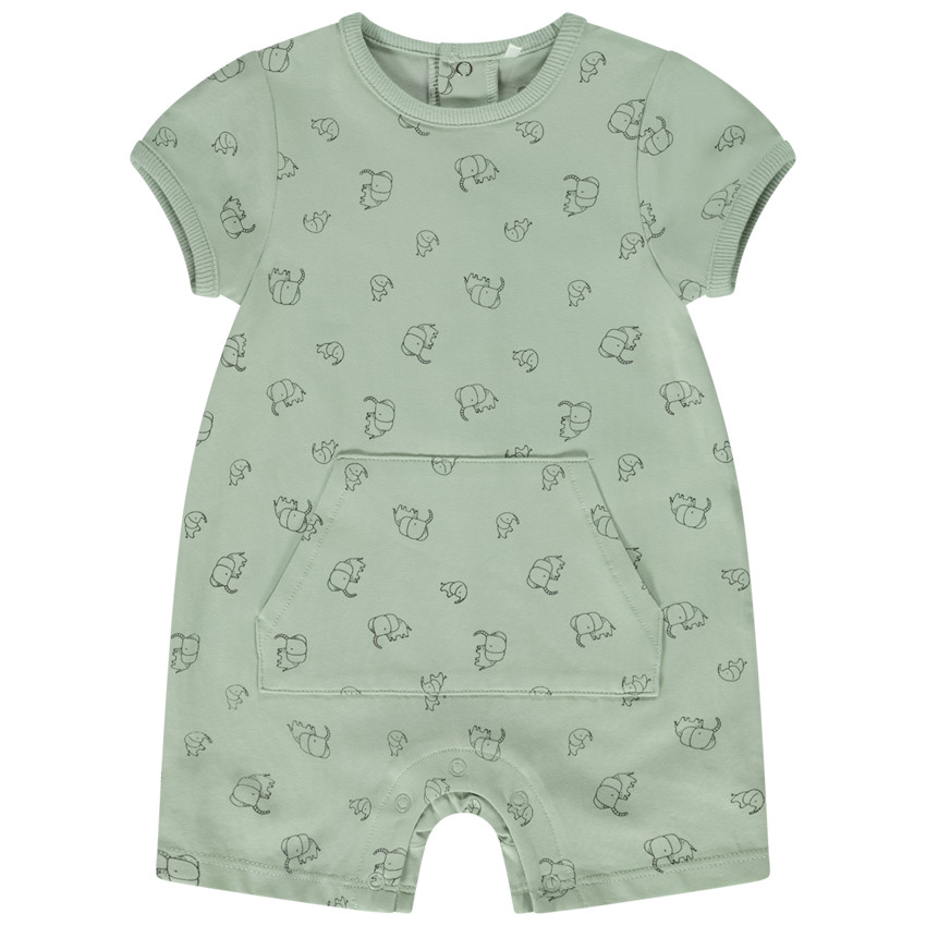 Combinaison courte imprim l phants pour b b gar on