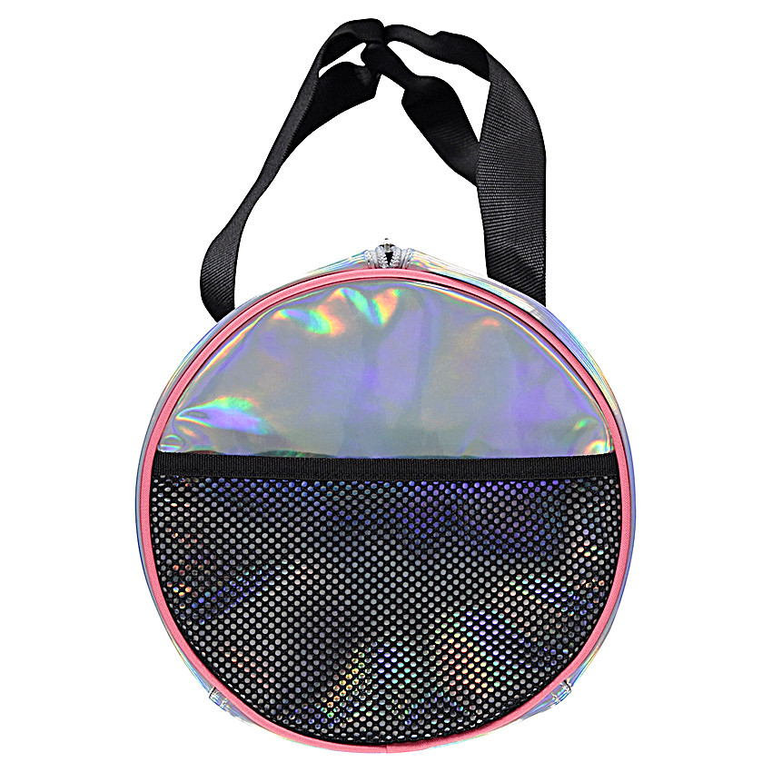 Sac de sport bowling iridescent avec motif et poche filet 