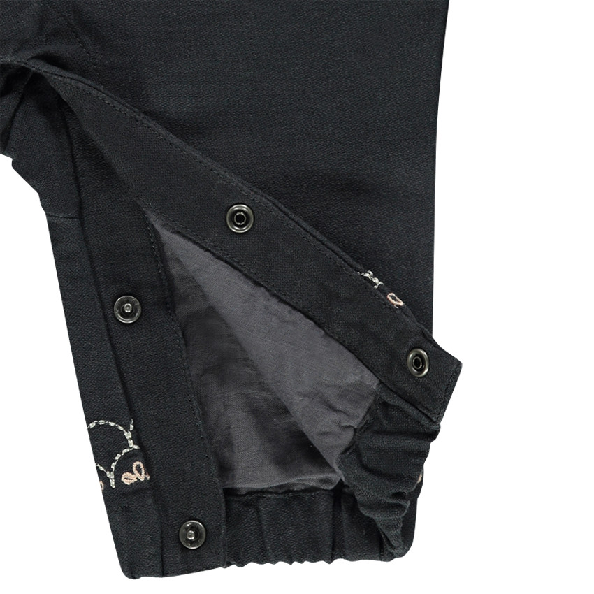 Ensemble tee-shirt uni et combinaion effet 2 en 1  