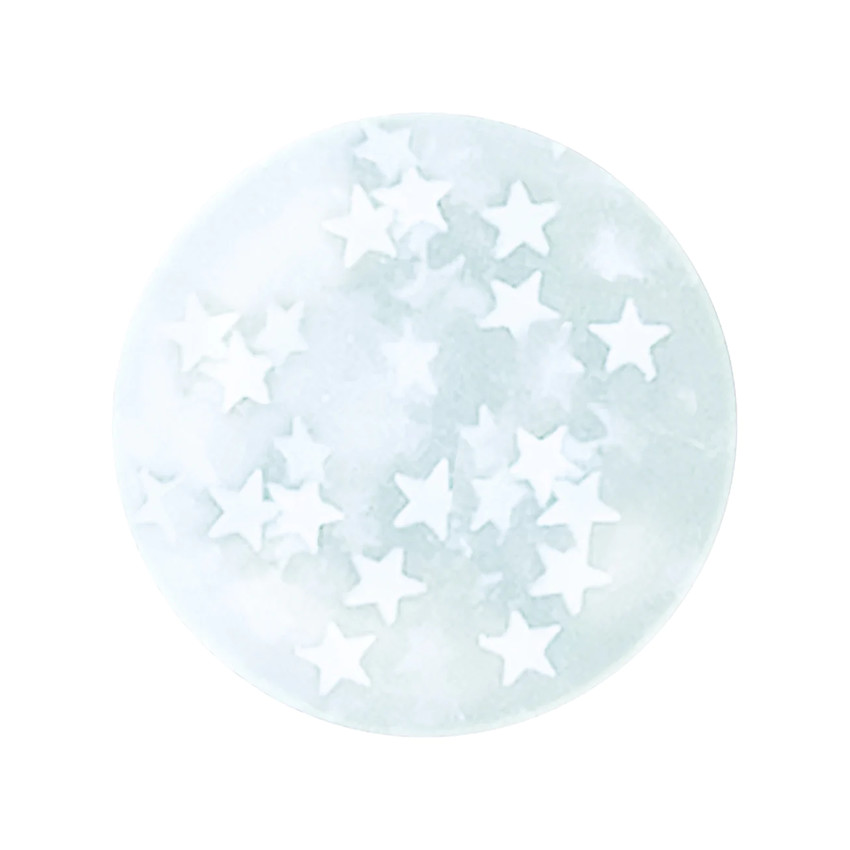 Mini vernis à l'eau top-coat Étoiles transparent 