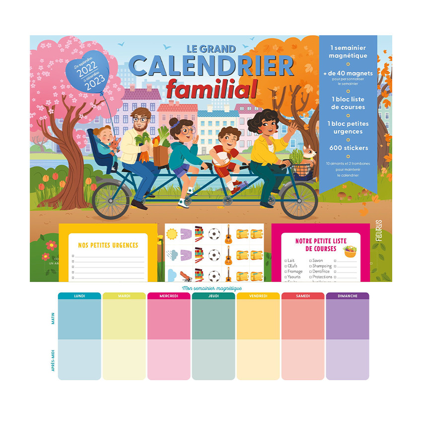 Le grand calendrier familial 2022-2023 