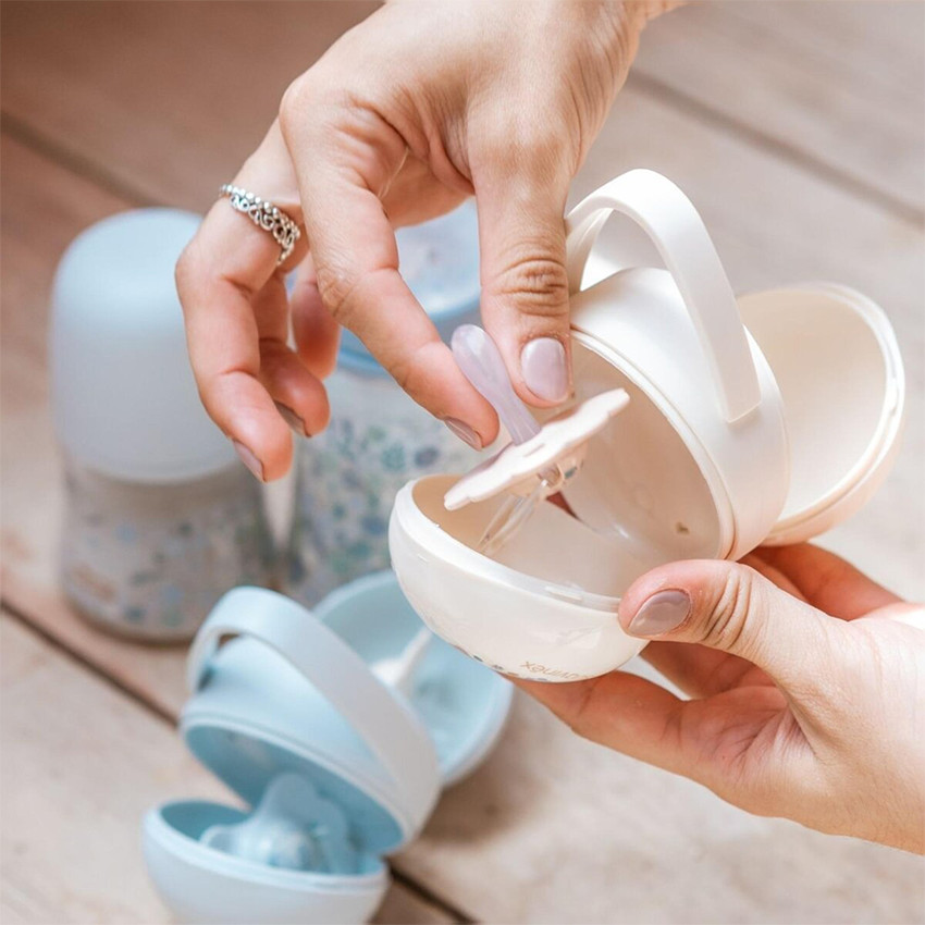 Porte-sucettes duo Wonder Conejos bleu 