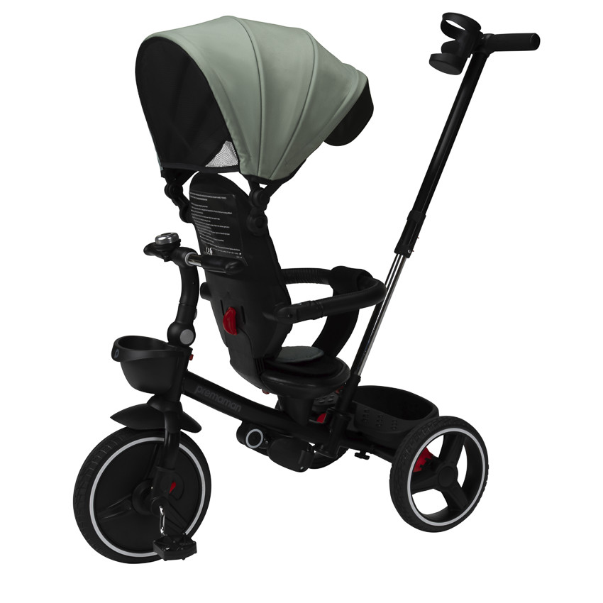 Tricycle évolutif Triky 5 en 1 vert 