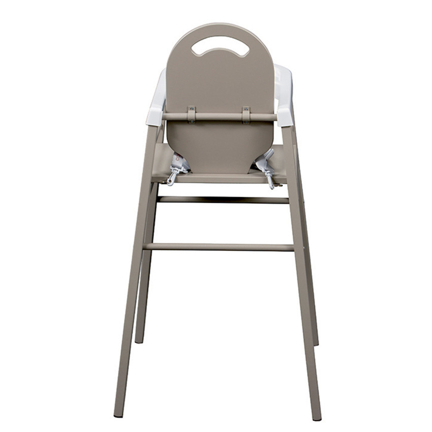 Chaise haute fixe Lili - Gris Clair 