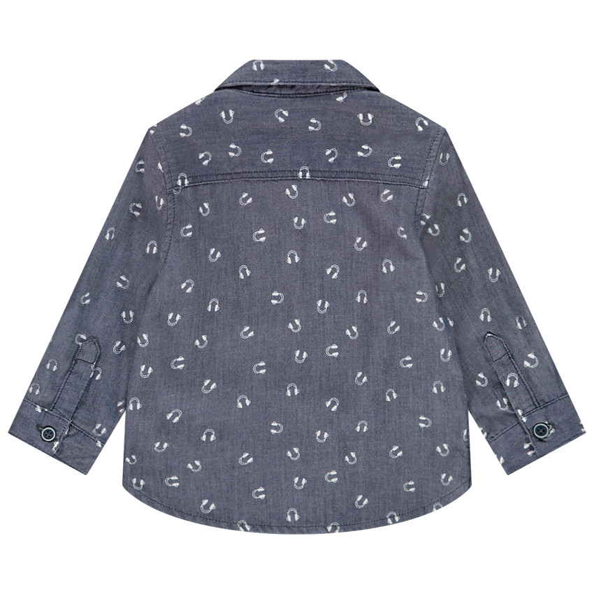 Chemise manches longues pour bébé garçon imprimée casques  
