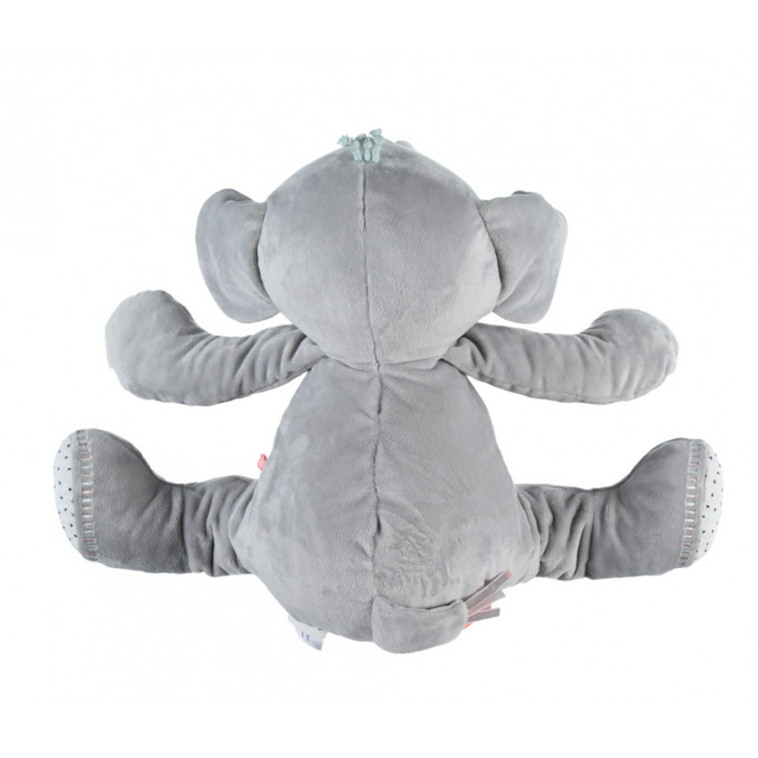 Peluche moyenne Anna éléphateau - Grise  