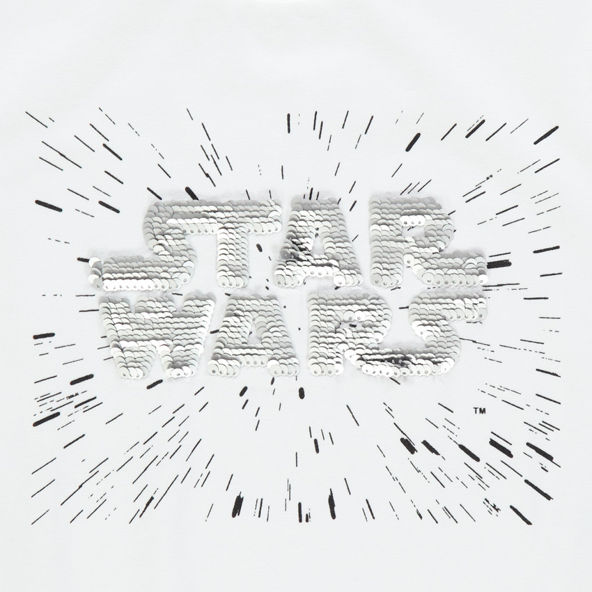 T-shirt manches courtes Star Wars en sequins magiques Main T-shirt manches courtes Star Wars en sequins magiques