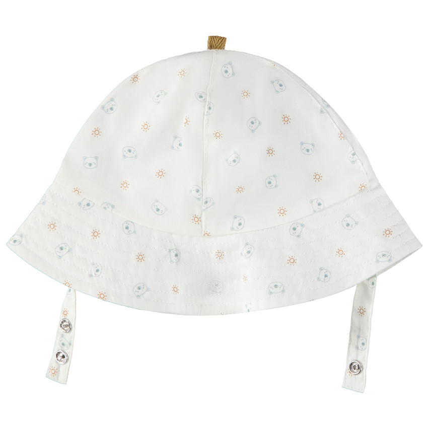 Bob en popeline imprimé oursons/soleils pour bébé garçon 