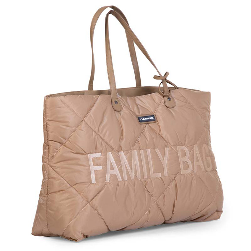 Sac à langer Family Bag matelassé - Beige 