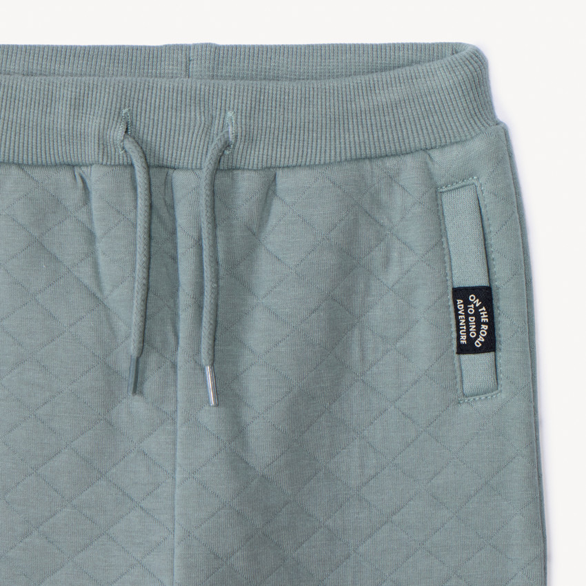 Ensemble jogging matelassé uni pour bébé garçon 