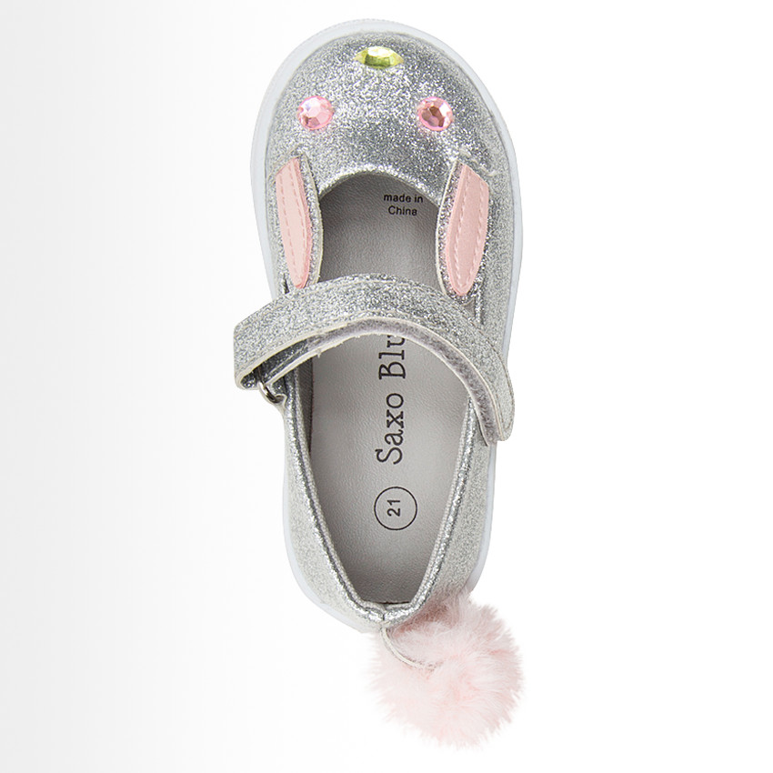 Babies à paillettes all-over et oreilles en relief 