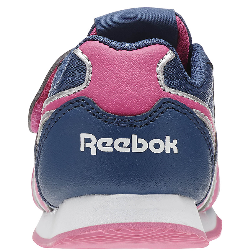 REEBOK Baskets basses bleues et roses avec scratch