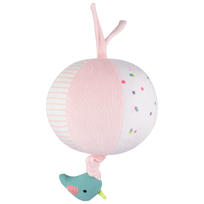 Peluche musicale forme balle Main Peluche musicale forme balle