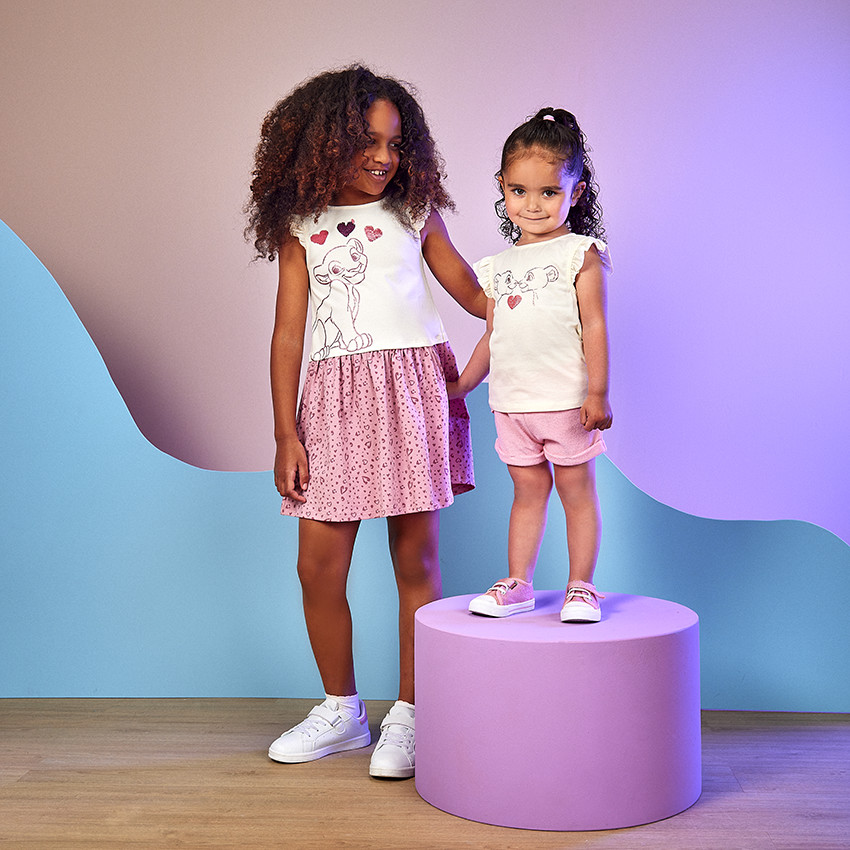 Robe effet 2 en 1 Nala Disney à sequins magiques pour fille 