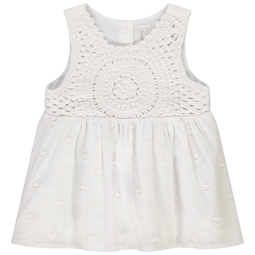 Tunique sans manches esprit bohème pour bébé fille