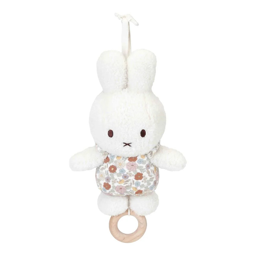 Peluche musicale lapin Miffy Vintage Flowers 
