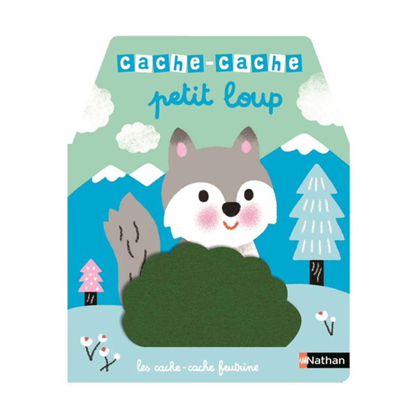 Livre matière Cache-cache petit loup 