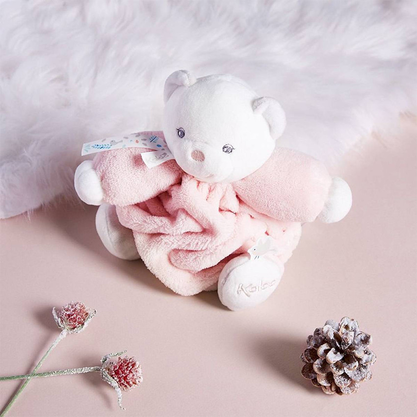 Peluche Patapouf Ourson - Rose  