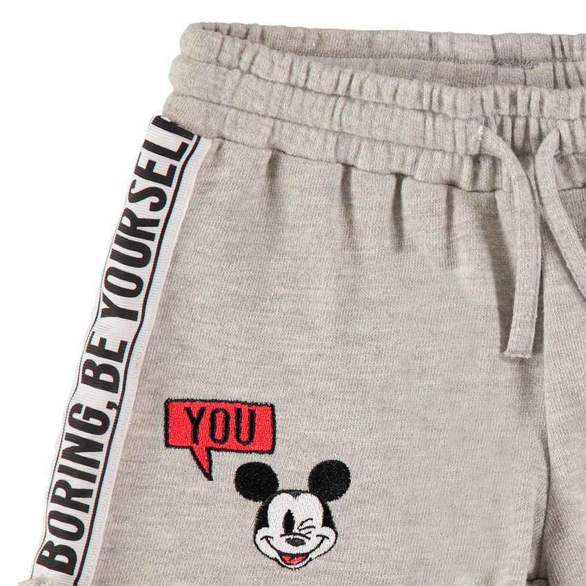 Ensemble avec t-shirt manches courtes à nouer et short print Mickey Disney 