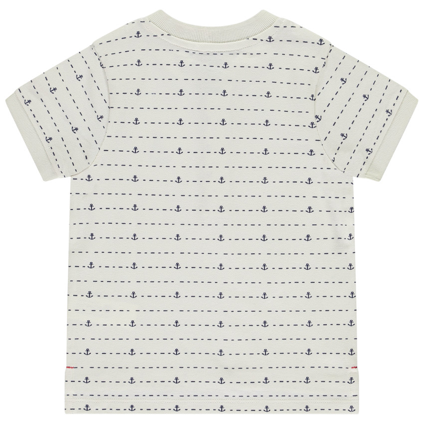Polo manches courtes imprimé ancres pour bébé garçon 