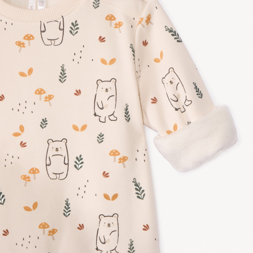 Ensemble jogging molleton imprimé pour bébé garçon 